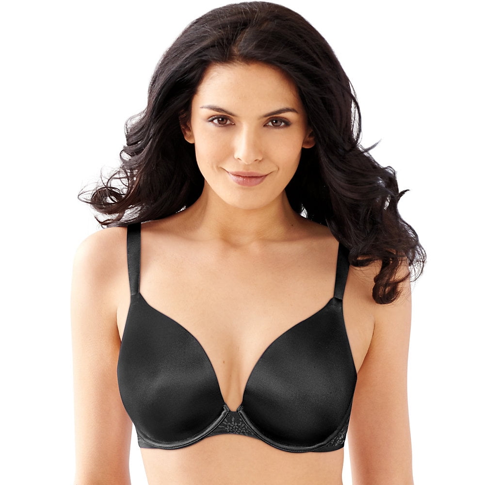 Bali Bali Satin Desire Natural Lift Underwire Bra, Color Black, Size 38DD (Bali) Walmart