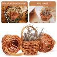 thumbnail image 3 of Miangastore 8Pcs Wear-resistant Miniature Toys Desktop Mini House Decor Decorative Mini Baskets, 3 of 9