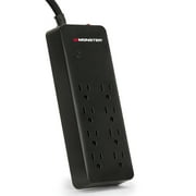 Monster 2000J Surge Protector 8 Grounded AC Outlets with 6’ Nylon Braided Extension Cord