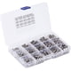 thumbnail image 5 of Kit de tornillos y tuercas, 500 piezas M3 M4 M5 Tornillos de cabeza plana de acero inoxidable Kit surtido de tornillos y tuercas con caja de almacenamiento Adepaton YQ-0346, 5 of 5