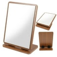 thumbnail image 4 of LEEYNEER 1Set Tilting Tabletop Mirror Wood Frame For Makeup Application, 4 of 8