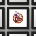thumbnail image 2 of Gallery Pops Pokemon - Koraidon Sparkle Badge Wall Art, Black Framed Version, 12" x 12", 2 of 5