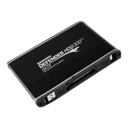 4TB Defender HDD300 USB 3.0 FIPS140-2 Certified Secure Hardware Encrypted Portable Hard Drive