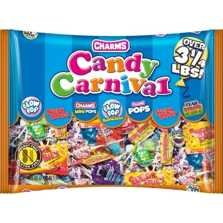 Charms Candy Carnival Assorted Bag Candy, 55.5 oz - (3pack)