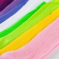 thumbnail image 7 of CHENjy Sweat Wicking Odor Resistant Casual Socks, Unisex Medium High Bubble Crew Socks, Soft Skin Friendly Tube, All Season Daily Outdoor, Black, 7 of 7