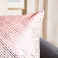 thumbnail image 4 of Safavieh Sarla Geometric Squares Pillow, 18" x 18", Blush/Gold, 4 of 5