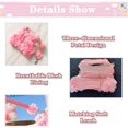 thumbnail image 3 of Puppy Vest and Leash Set Lace Floral Soft Mesh Runaway Pet Vest Cute Pink Puppy Cat Vest Clothes, 3 of 4