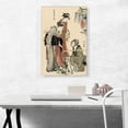 thumbnail image 2 of ARTCANVAS Buying Potted Plants Canvas Art Print by Torii Kiyonaga - Size: 26" x 18" (1.50" Deep), 2 of 9
