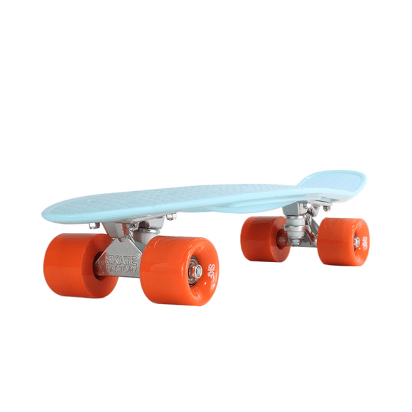 PATINETA MINI CRUISIER SKATIE'S SKATE FACTORY AZUL NARANJA SKATE FACTORY SKATIE