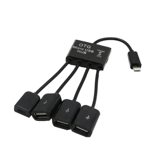 Adaptador HUB Micro USB Sunnimix para Tableta y Teléfono Inteligente Android OTG 4 en 1