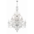 thumbnail image 3 of Crystorama Traditional Crystal 25 Light Polished Chrome Chandelier - 45"W x 61"H, 3 of 8