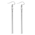 thumbnail image 2 of Anvazise Evening Party Women Fashion Long Bar Drop Dangle Hook Earrings Jewelry Gift Silver, 2 of 13
