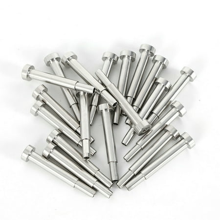 

CNCEST 20pcs 316 Stainless Steel Invisible Receiver Stud Swage End For 3/16 Cable Railing