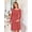 1-Garnt red, variant on Bearsland Women's Maternity Midi Dress Long Sleeve Casual Stretchy Pregnancy Dresses With Belt