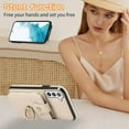 thumbnail image 3 of REQO Phone Case for Samsung Galaxy S22 Plus S22+ 5G Wallet Cell Cover with Screen Protector and Crossbody Strap Ring Stand RFID Credit Card Holder S22+5G S22plus 22S + S 22 22+ Women Girls Beige, 3 of 7