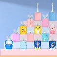 thumbnail image 2 of Cepillo de dientes eléctrico sónico de 360 grados para niños, cepillo de dientes automático en forma de U, cargador USB para niños y adultos, cabezal de silicona, luz azul, 2 of 5