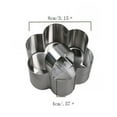 thumbnail image 3 of Stainless Steel Cake Rings Pastry Dessert Mousse Mold With Pusher For Crumpets Eggs Pastry Mousse Desserts, 3 of 5