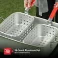 thumbnail image 3 of Nexgrill 18 QT Aluminum Fish Fryer with Crawfish Boiler Pot & Double Strainer Basket for Poultry, Seafood, and More, 58,000 BTU Outdoor Deep Fryer, Welded Steel Stand & Included Thermometer -840-0006, 3 of 8