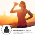 thumbnail image 5 of 30 piezas de tapa de botella deportiva con botella a prueba de fugas Tapa de botella de tipo pulsador Tapas de botella de agua mineral, 5 of 5