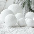 thumbnail image 5 of 4-10cm White Christmas Ball Xmas Tree Hanging Ornament Pendants Round Foam Balls DIY Craft Navidad Decoration for Home New Year, 5 of 5