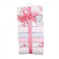 thumbnail image 2 of Luvable Friends Baby Girl Cotton Flannel Receiving Blankets, Floral 7-Pack, One Size, 2 of 2