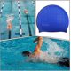 thumbnail image 3 of 2 Pcs Lightweight Bathing Caps Durable Silicone Swimming Caps Waterproof Swim Hats for Girls Boys Teens, 3 of 4