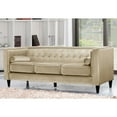 thumbnail image 2 of Taylor Beige Velvet Sofa-Color:Beige, 2 of 11