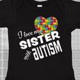 thumbnail image 4 of Inktastic I Love My Sister with Autism Boys or Girls Baby Bodysuit, 4 of 5