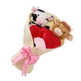 thumbnail image 6 of Dwellin 2026 Valentines Plush Bouquet Set of 2 Highlands Cow with Hearts Cute Plush Toys Decorations Gifts for Anniversary Weddings Holiday Party Decor, 6 of 9