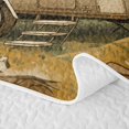 thumbnail image 5 of Catabedysis Retro Brown Camper Quilt Full,Jungle Animal Moose Full Bedspread Sets For Boys,Multicolor,3 Pieces, 5 of 7