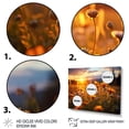 thumbnail image 3 of Designart Large Wildflowers framed wall Art, Sunset Over a Yellow Wildflowers Field I , Wildflowers framed wall art decor, Yellow Traditional White Framed Wall Art, White Color Frame, 3 of 5