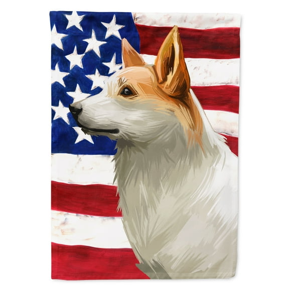 Carolines Treasures CK6628CHF Norrbottenspets Dog American Canvas House Size Outdoor-Flags, Multicolor