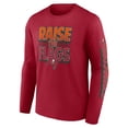 thumbnail image 2 of Men's Red Tampa Bay Buccaneers Hometown Collection Sweep Long Sleeve T-Shirt, 2 of 3