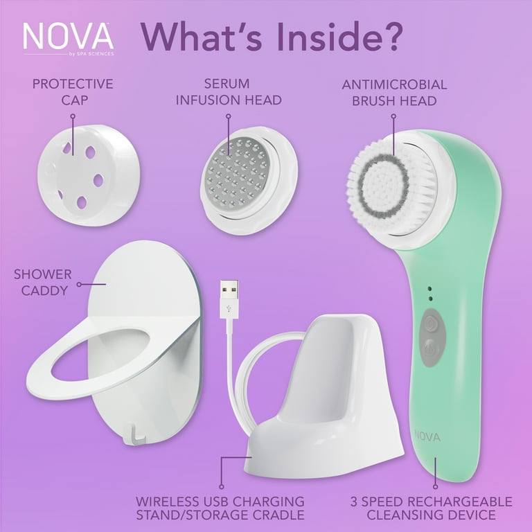 Spa Sciences NOVA: Sonic Facial Cleansing, Exfoliating, Serum