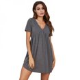 thumbnail image 1 of CNKOO Liquidation! Pyjamas Décontractés à Manches Courtes pour Femmes, Grande Taille, Service à Domicile, 1 of 6