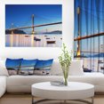 thumbnail image 1 of Hong Kong High Bridge at Night - Impression sur Toile Pont de Mer, 1 of 3