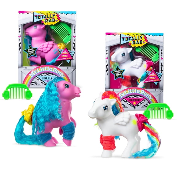 Pack de 2 ponis Toy My Little Pony Totally Rad con accesorios