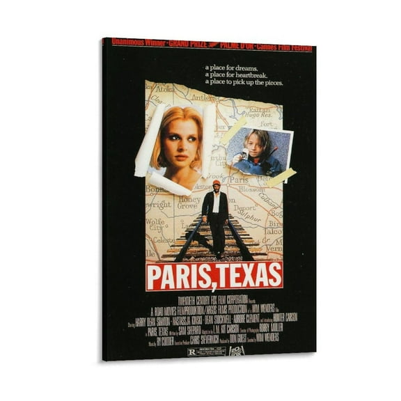 1984 Drama Movie Poster Paris, Texas Wall Art Poster Scroll Canvas Painting Picture Living Room Decor Home