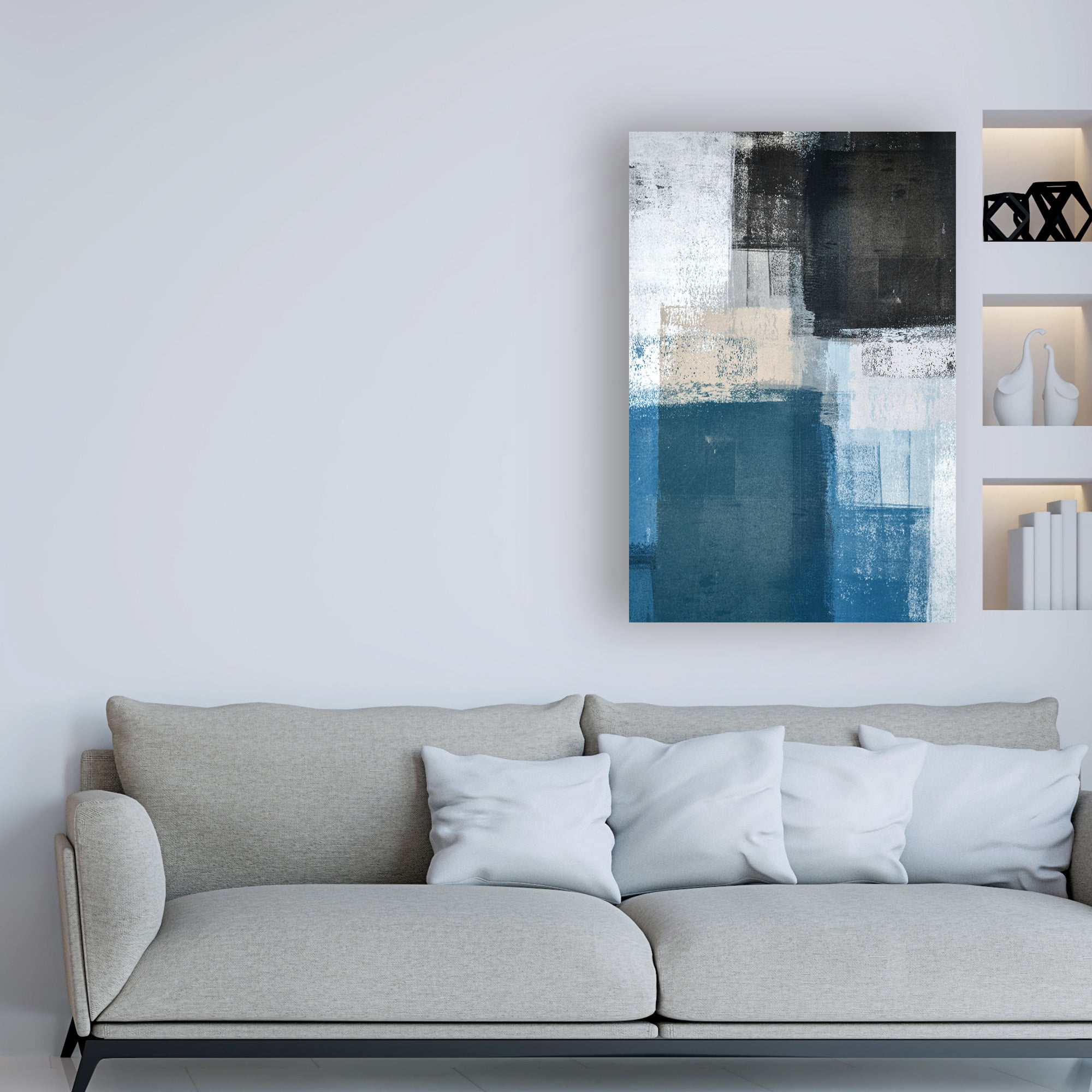 Trademark Fine Art 'Abstract Blue II' Canvas Art by Incado