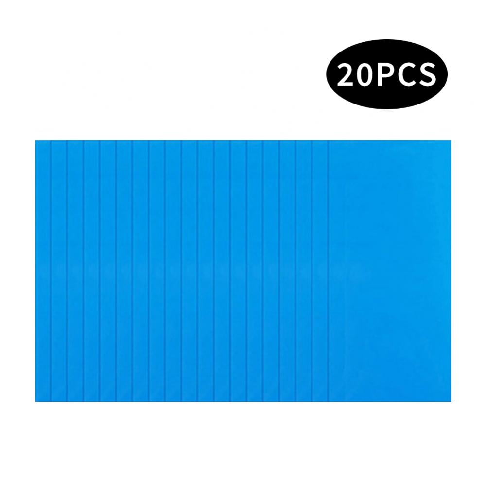 20 Pieces SelfAdhesive PVC Repair Patches, Vinyl Pool Liner Patch for