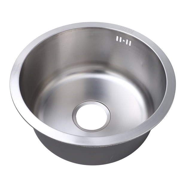 Ronda 304 Fregadero De Cocina De Acero Inoxidable, Tazón único, Fregadero De Vehículos Recreativos, Elegante, Conveniente, Múltiples, Cabezal Inferior, Para Cocina, Bar,