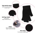 thumbnail image 3 of 2 pares de guantes de medio dedo guantes térmicos de otoño e invierno para mujer Zhivalor BST3040308-1, 3 of 6