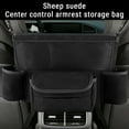 thumbnail image 3 of LSLJS Car Handbag Holder Between Seats, Large Capacity Suede Car Purse Holder with Tissue Holder & Cup Groove Car Storage Pocket Organizer for Center Armrest, Pet Kids Barrier Interior Car Accessories, 3 of 6