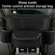 thumbnail image 3 of Organizador de cuero para asiento de coche con correas ajustables | Almacenamiento colgante multifunción para asientos delanteros o traseros | Para teléfono, juguetes, refrigerios y basura | Se, 3 of 6