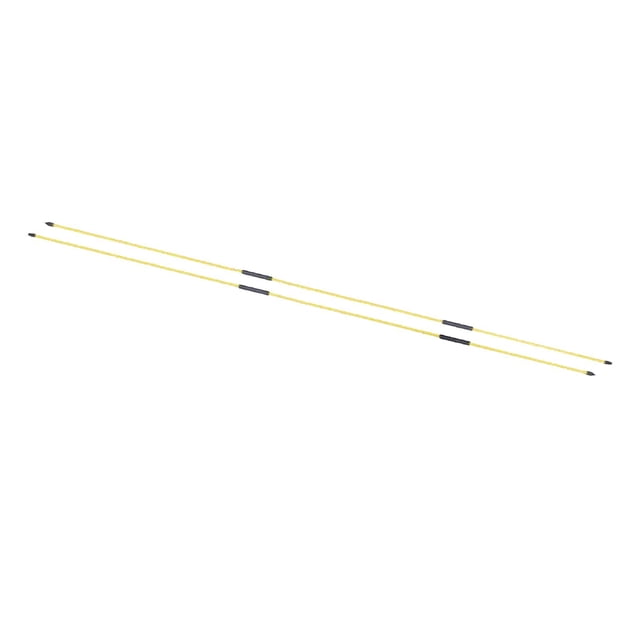 Palos de alineación de golf Entrenamiento de golf Swing Trainer Rod Portable Rods Amarillo kusrkot Palos de alineación de golf