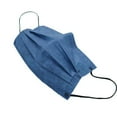 thumbnail image 3 of BalsaCircle 10 Disposable Denim Blue 3 Layer Breathable Face Masks Protective Covers Personal Protection Gear, 3 of 8