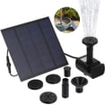 thumbnail image 1 of Bomba de agua de Fuente solar de 2 W Nikou para estanque pequeño de jardín y baño de pájaros, 1 of 8