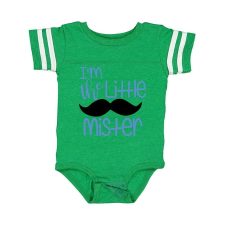

Inktastic I m the Little Mister with Mustache Gift Baby Boy Bodysuit