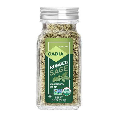 Cadia Organic Rubbed Sage, 0.8 Oz