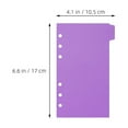 thumbnail image 2 of FRCOLOR  2 Sets Removable Digital Notebook with Pen Index Page Separator, 2 of 8
